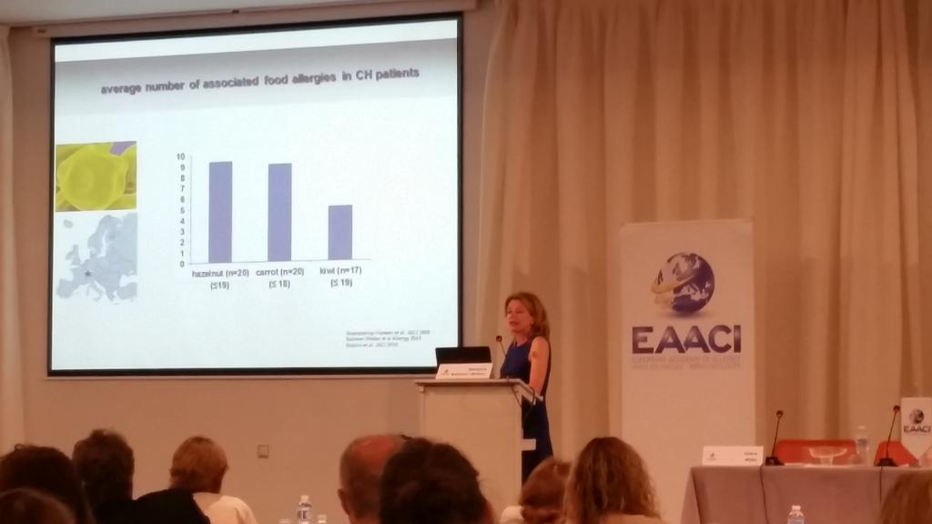 RT @EAACI_JM: Dr. Barbara Ballmer-Weber talking about pollen food syndrome #AllergySchool #FoodAllergy @EAACI_HQ