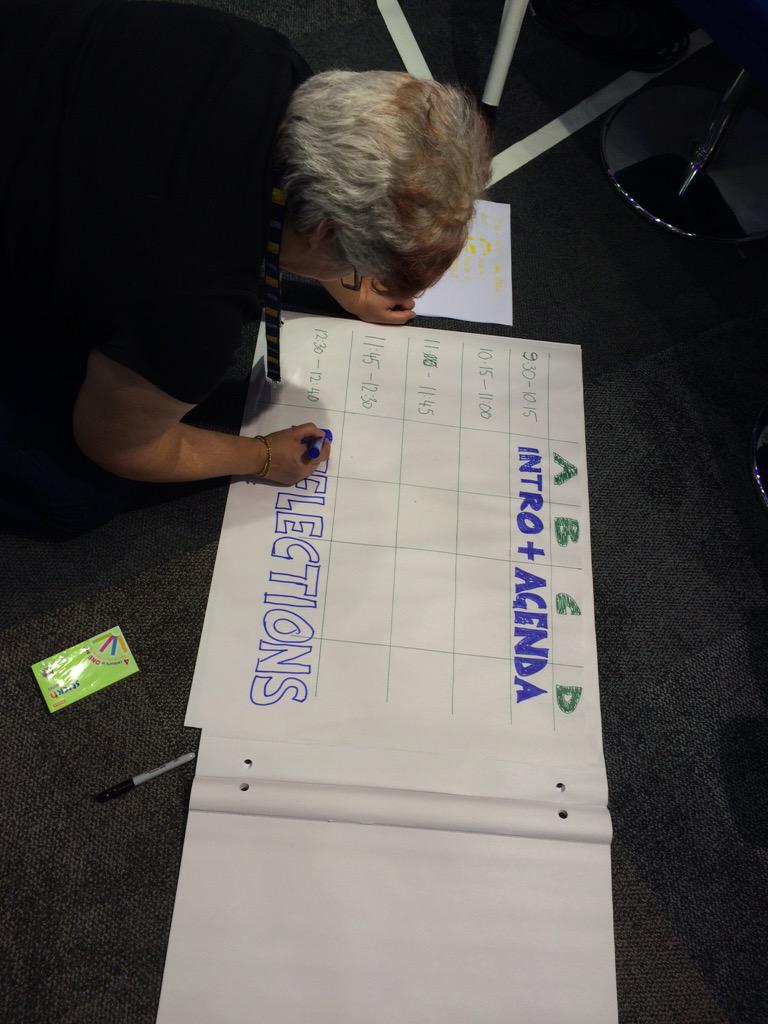 housingcamp's tweet photo. Final prep for #housingcamp in Hall 3. Come along from 9.30 and suggest a session for the grid. #nhf15 http://t.co/dFpF8PCCR9
