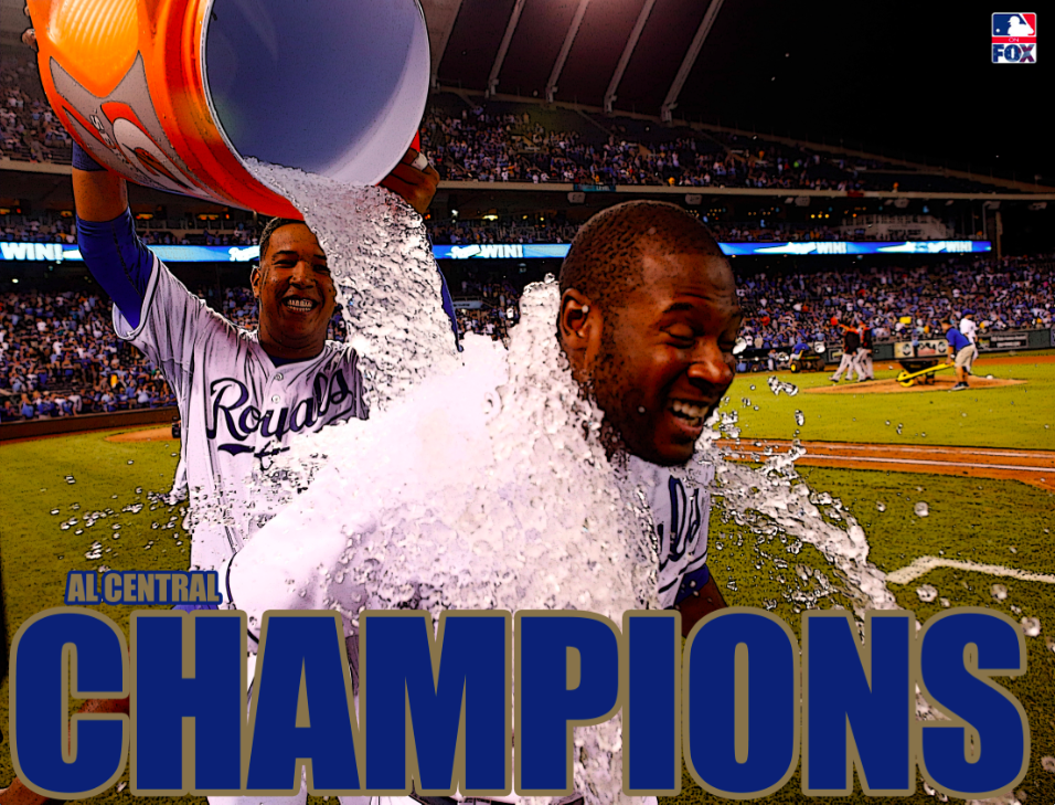 For the 1st time in 30 years, <a href="/Royals/">Kansas City Royals</a> are division champs! It's their 1st AL Central title.

Next stop: #postseason!