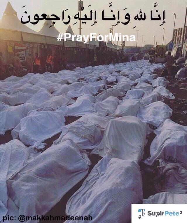 info dari <a href="/KSA_998/">الدفاع المدني</a> menyebutkan sudah 717 org meninggal dunia dan 863 org terluka atas musibah di Mina. #PrayForMina