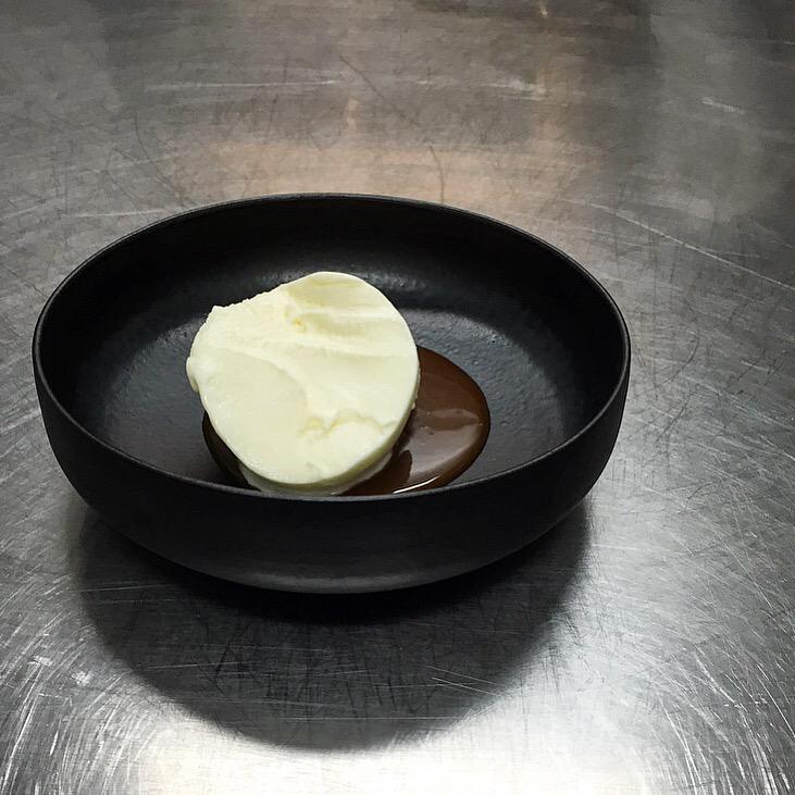 Goats milk ice cream, lavender salted caramel @thetownmouse01