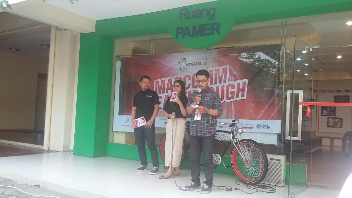 Ketua Pelaksana ( Agung Mukti S) memberikan sambutan untuk Opening Marcomm Breakthrough :)