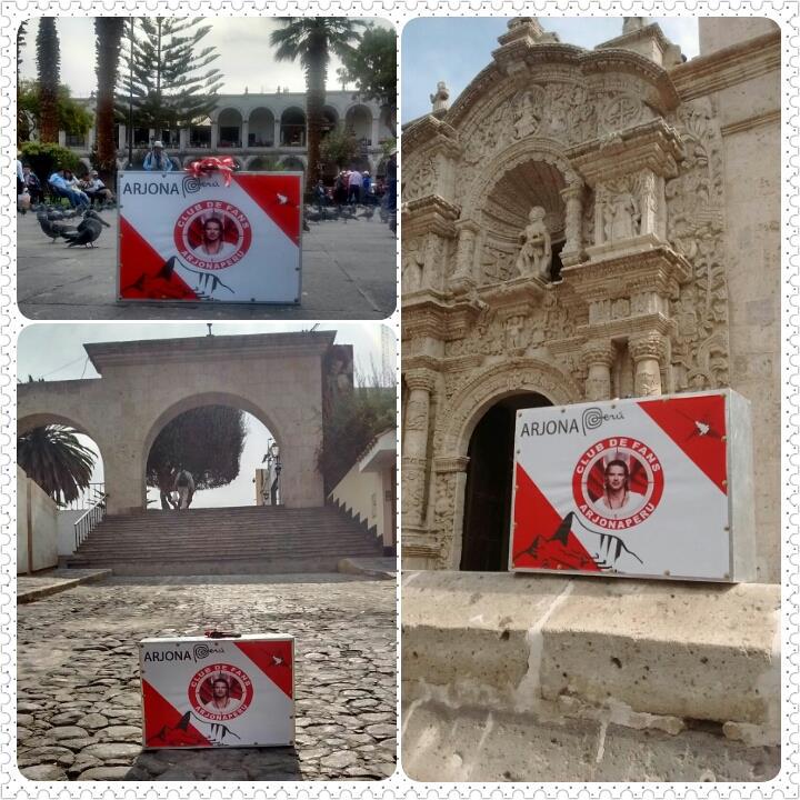 ArjonaperuFans's tweet photo. La Maleta de Nuestro Fansclub Llego a Arequipa recogiendo el cariño y la Admiración para Nuestro @Ricardo_Arjona http://t.co/bRMCFQFlRs