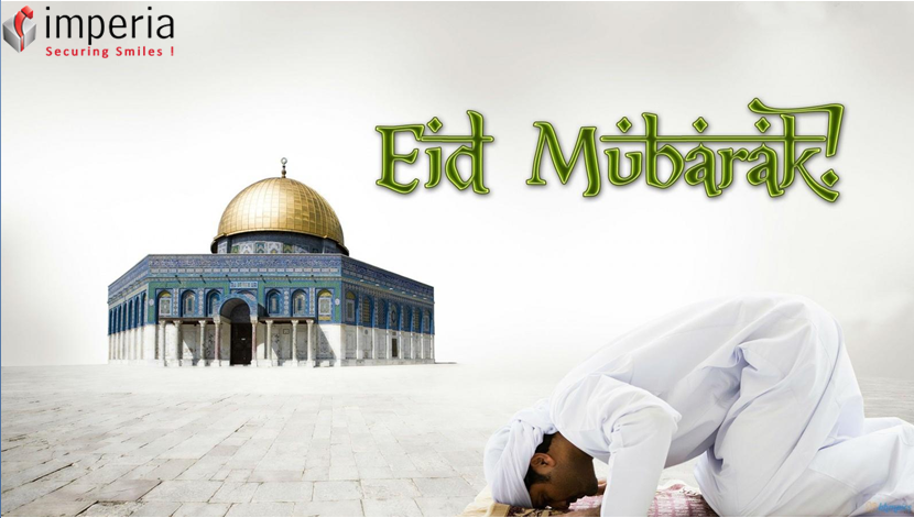 imperiagroup's tweet photo. May the auspicious occasion of Eid ,
bless you.....
"EID Mubarak"
#EidULZuha #Imperiastructure #securingsmiles http://t.co/UUz5V39FIA