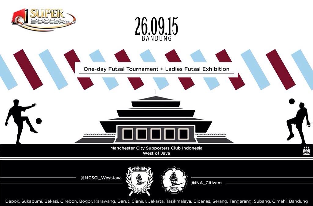One-day Futsal Tournament <a href="/INA_Citizens/">@INA_Citizens</a> <a href="/MCSCI_Bandung/">MCSCI Bandung (Official Supporters Club)</a> @MCSCI_WestJava <a href="/MCSCI_LADIES/">MCSCI Ladies</a>