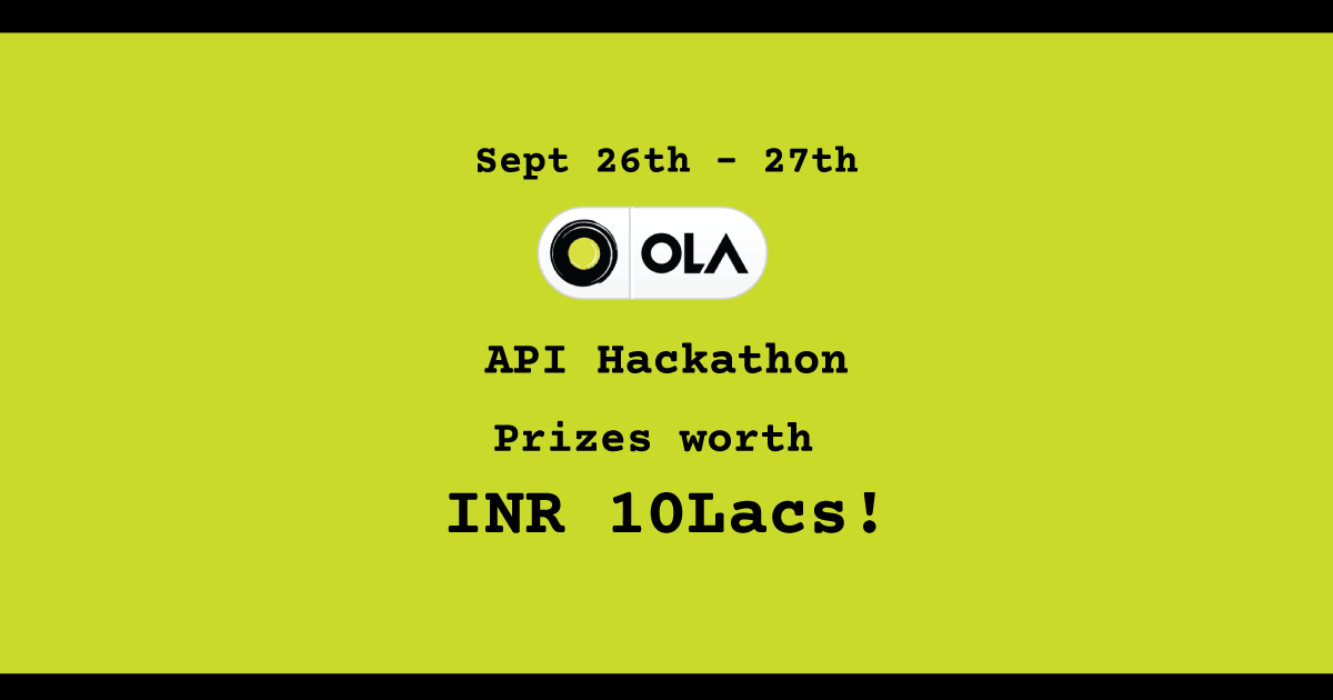 RythmLabs's tweet image. RT venturesity: .Olacabs  API #hackathon tomorrow. Stay tuned with tag #OlaAPIhack