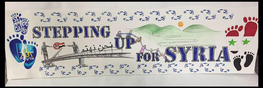 StMarysDerryRE's tweet photo. Looking forward to Stepping Up for Syria this morning @stmarysderry #mile #theirshoes #steppingupforsyria #rights http://t.co/U9ZWIX3P8m