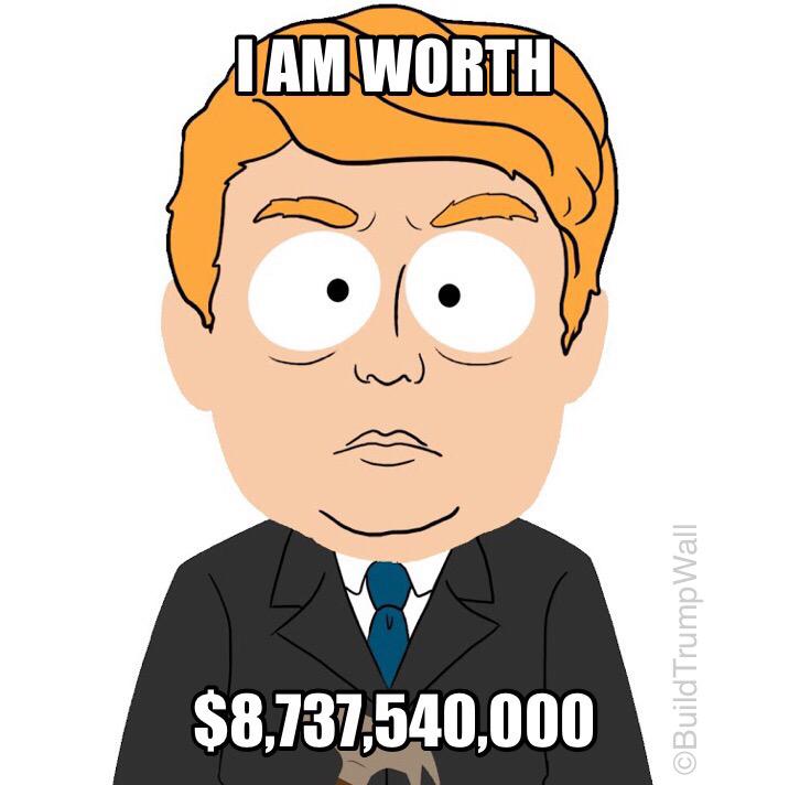 BuildTrumpWall's tweet photo. .@SouthPark I don't think your caricature of me looks anything like a caricature of me http://t.co/HZA01lQvak