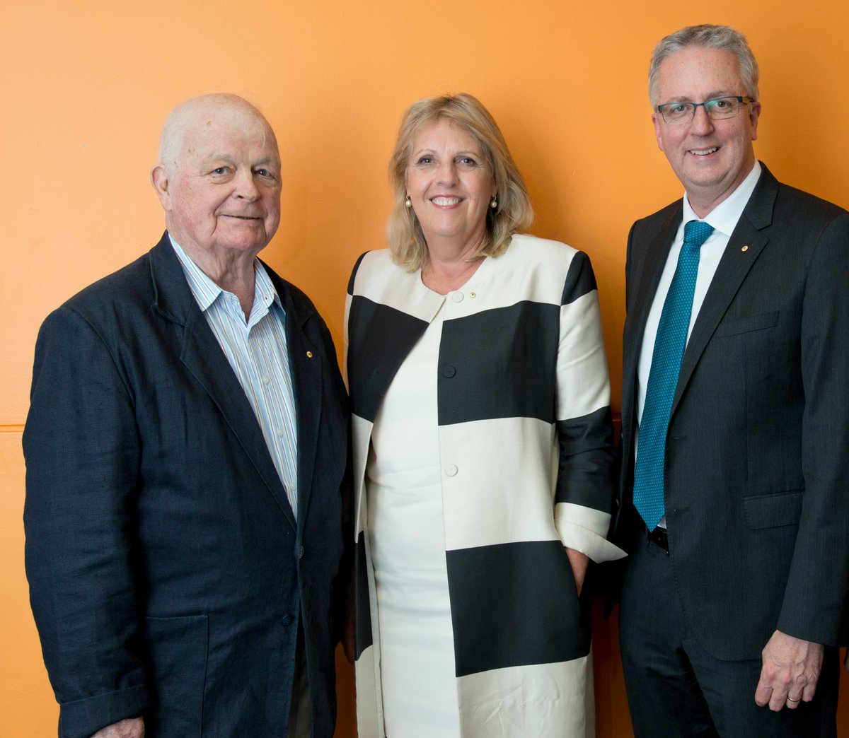 B Johns, @JulianneSchultz & @mscott at Inaugural Brian Johns Lecture: 'Future of the Australian Story' @CMediaHistory