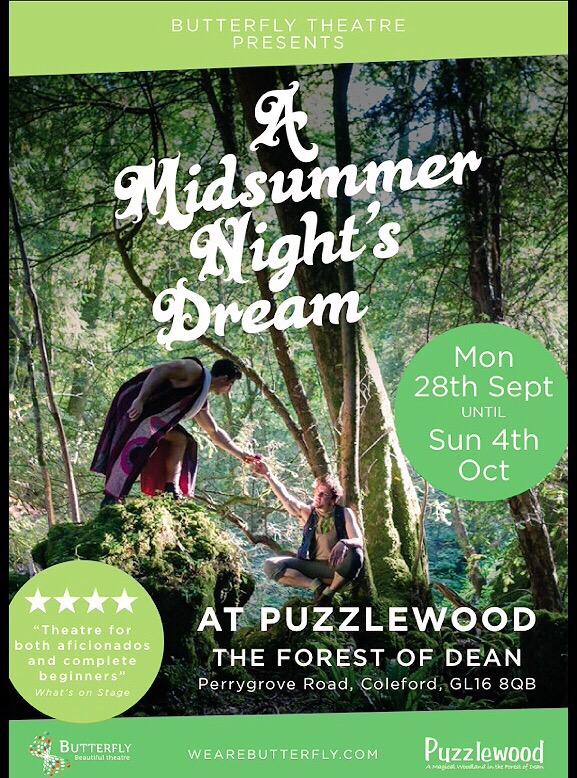 ButterflyWeAre's tweet photo. Heading to @puzzlewoodfod for #MidsummerNightsDream rehearsing in the woods all weekend ready for the shows on Monday http://t.co/eSyCA7uSJa