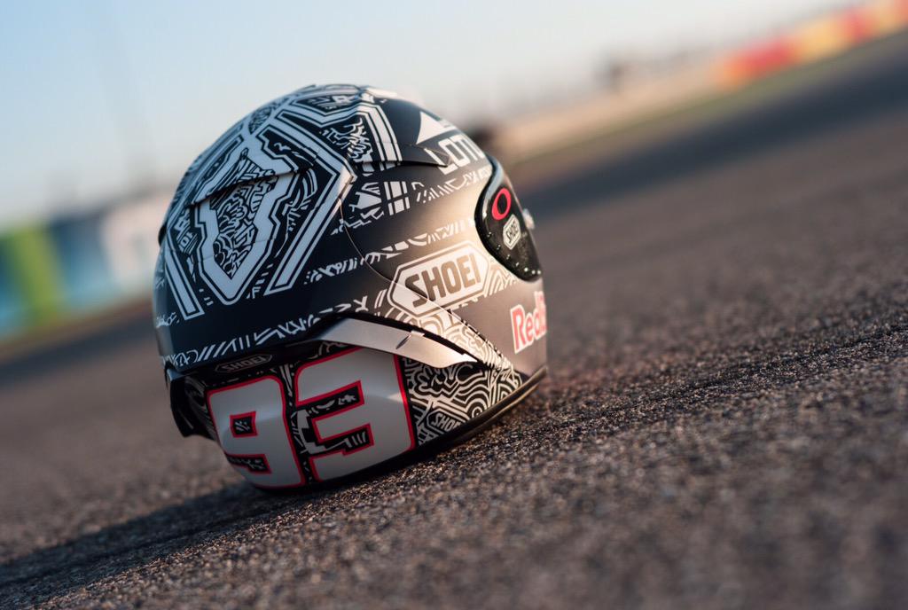 fi_sonic's tweet photo. It's racing weekend guys!! #WowYeah "@marcmarquez93: FP1 with Shoei X-Spirit III in @AragonMotorLand :) http://t.co/3hOjAWz9j4"