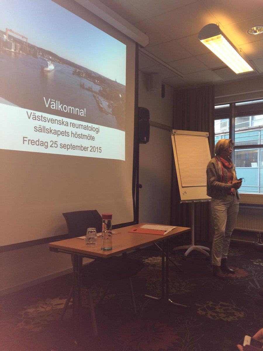 ESakiniene's tweet photo. Västsvenska reumatologi höstmöte har startat http://t.co/eaan3pRT4f