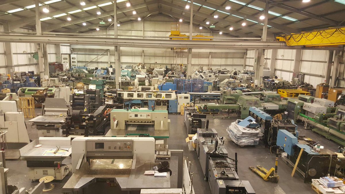 Grafitec_plc's tweet image. Warehouse full of equipment all looking for new homes - let us know your requirements