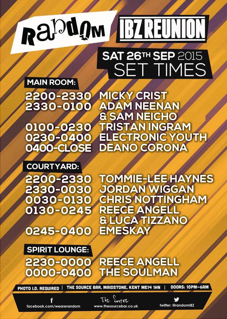 randomIBZ's tweet photo. TONIGHT @sourcemaidstone @Electronicyouth @tristaningram @sneeko1 @_Emeskay_ @Chrisk3pt @ReeceAngell @1MickyCrist http://t.co/Jj82lUr6Do
