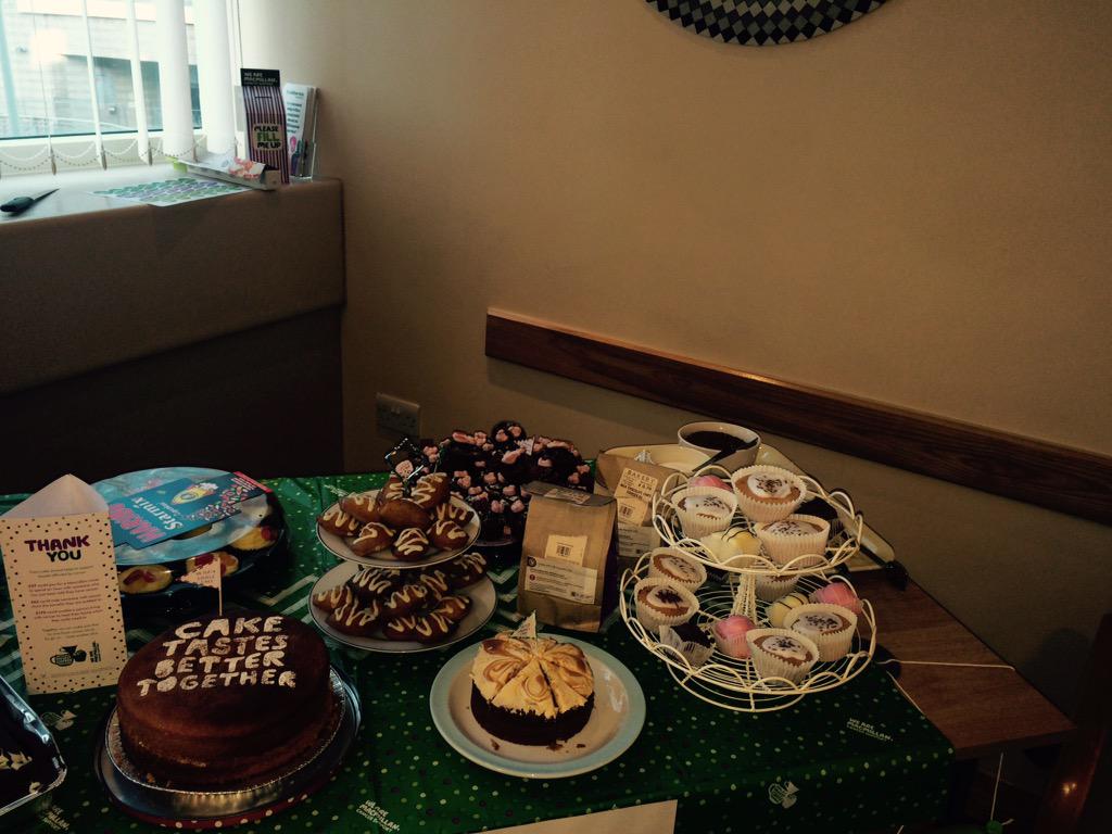 So far staff and patients from BG have raised over £130 for @macmillancoffee