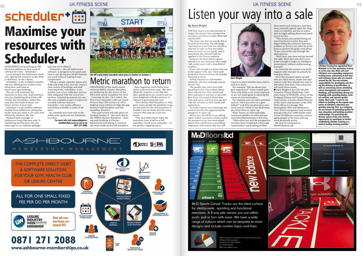 Very cool seeing Our set up in <a href="/WorkOutUK/">Workout Magazine</a> #Fitness #Startup