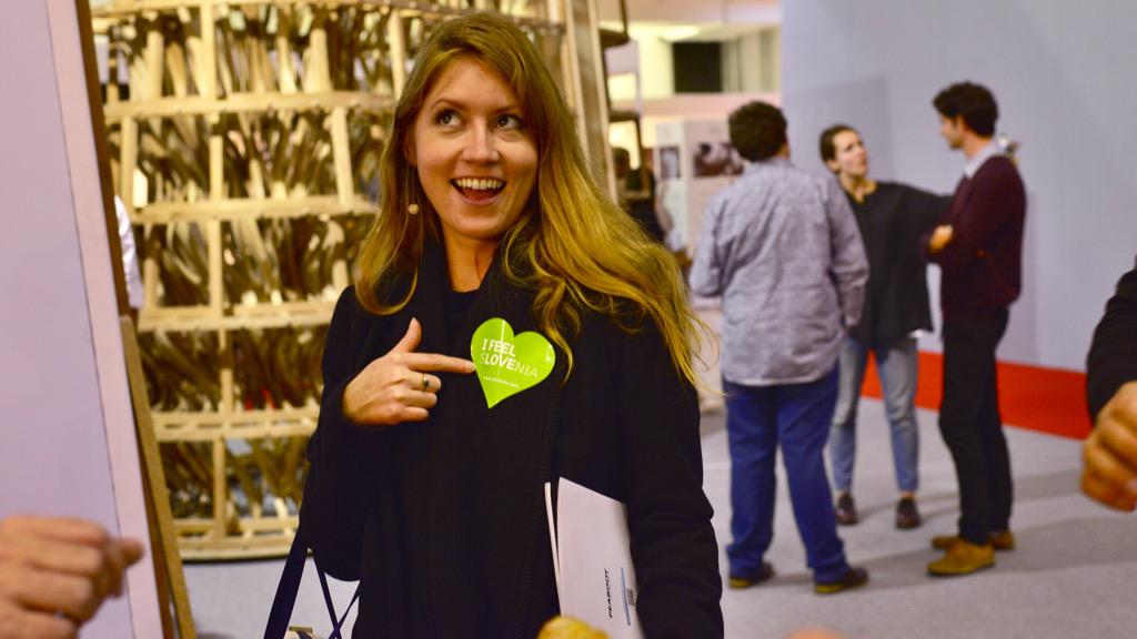 Slovenia_in_UK's tweet photo. #ifeelsLOVEnia with @SloveniaDesign at #100design @designlondon. Photos by #UrosGrabner #LDF15 http://t.co/W46UbB510w