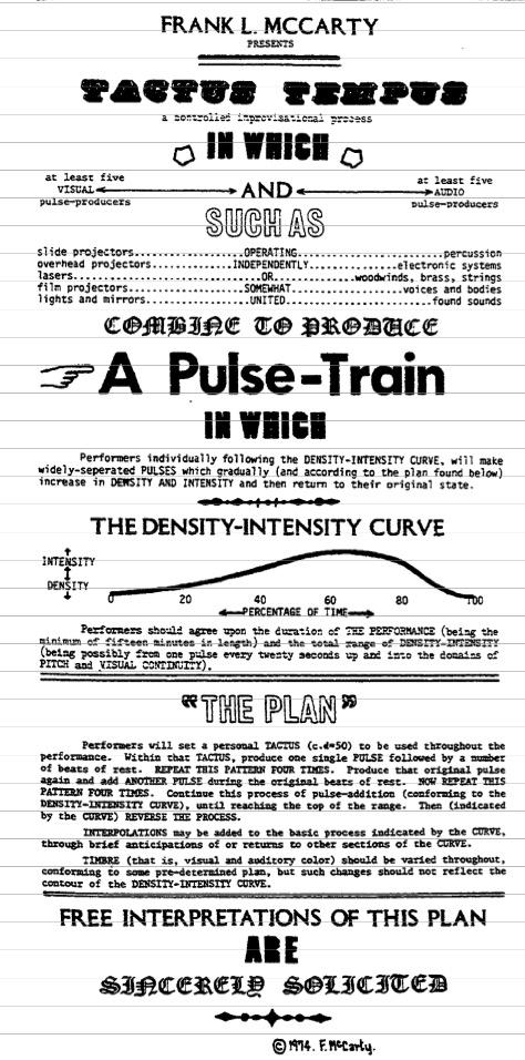 jkant76's tweet image. Tactus Tempus by Frank McCarty #synth #liveelectronics #synthi #modular
