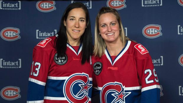 hockeynight's tweet photo. Les Canadiennes: Montreal's women's hockey team gets new name http://t.co/jPw23k9BPe http://t.co/K7xITJUdX6