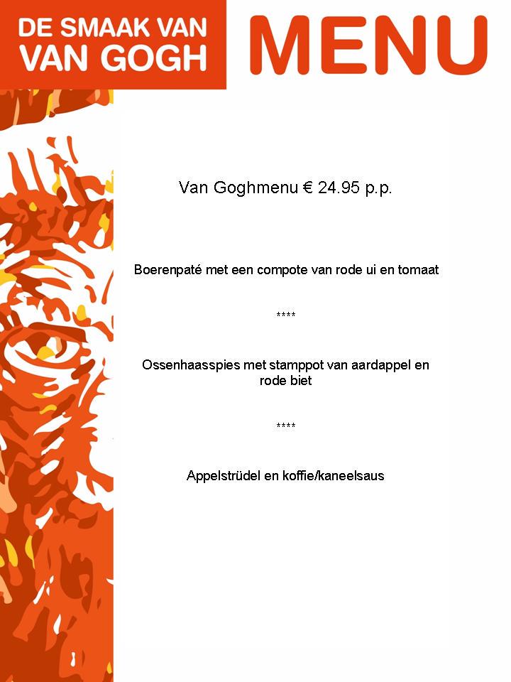 Brigiks's tweet photo. Vanaf vandaag #nieuw menu #smaakvanvangogh bij http://t.co/4bAgDDOK5s @smaakvangogh @EtenUitEde http://t.co/GjAXvmVc81
