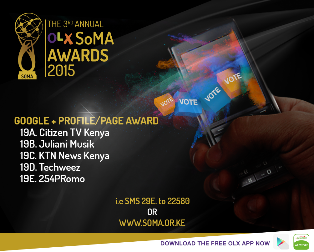tekiltd's tweet photo. Vote for the Google+ Nominees http://t.co/W79IcnKs9z @citizentvkenya @JulianiKenya @KTNKenya @techweez @254Promo http://t.co/wKvl7xZ2u6