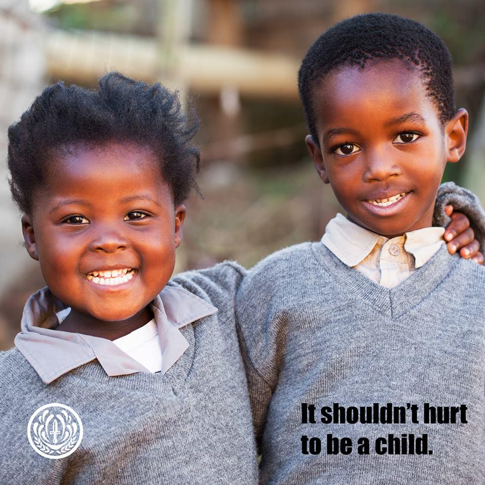 It shouldn't hurt to be a child. RT if you agree.