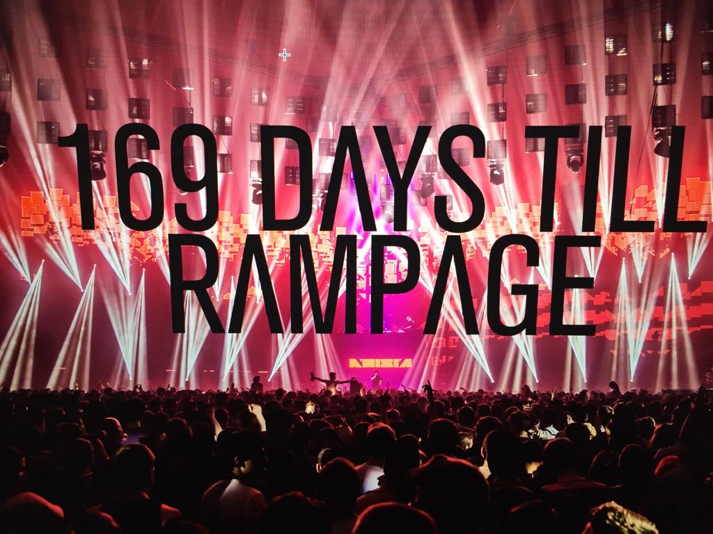 Rampage on Twitter "169 days till the BIGGEST drum&bass and dubstep
