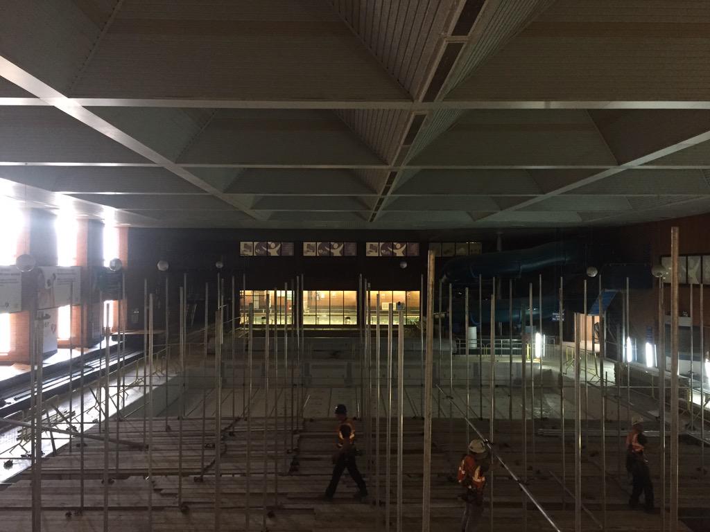 DolphinCentreUK's tweet image. Further progress in the pool complex. Keep up to date here healthydarlington.co.uk or call in to check for yourself.