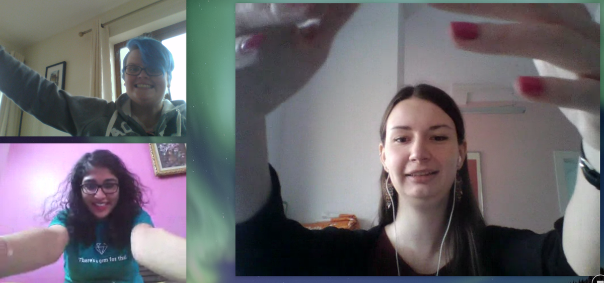 GirlsCodersWars's tweet photo. Hello World! It's time for a #RGSoC Friday Hug! cc @RailsGirlsSoC @TeamTessie http://t.co/8m8bVv2nbS