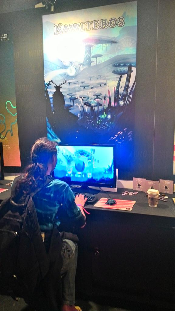 Kawiteros's tweet photo. Day two at the @EGX! We're still in the Rezzed area! http://t.co/ItDXLvrrsb