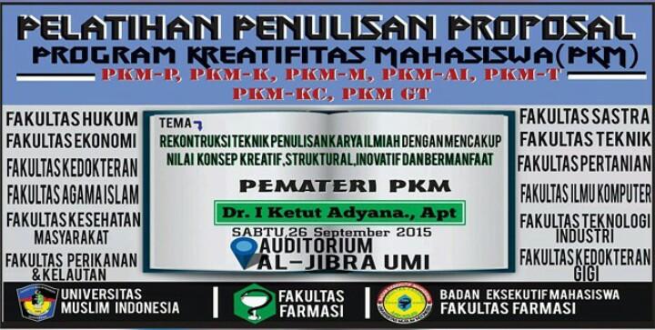 BEM_FFUMI's tweet photo. Mau bikin PKM tapi tidak tahu bagaimana caranya ? Come and join with us ! http://t.co/hSUaDQPqnO