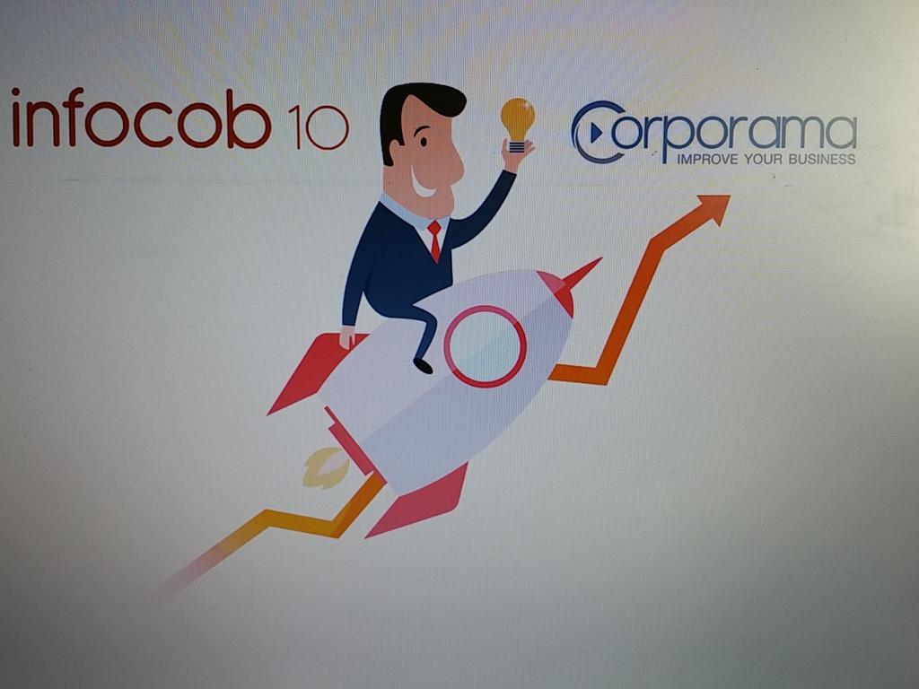 InfocobSolution's tweet photo. #Infocob et #Corporama, une association gagnante !
#infocob10 http://t.co/4LqodJk537
