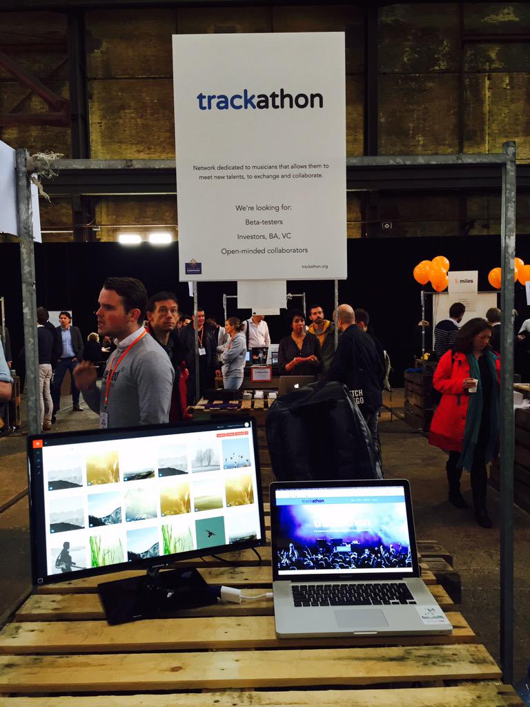 MusicCall1's tweet photo. Trackathon at its stand @ @UpRiseFestival #uprisefestival2015 Showcasing our webapp #creativemusic #collaboration http://t.co/zrautLUJIu
