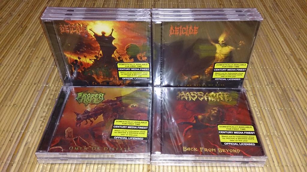 CD Deicide, Broken Hope, Massacre, 65.000, Grab it fast, order 081959122666 licensed @StillbornSounds <a href="/centurymedia/">Century Media Records</a>