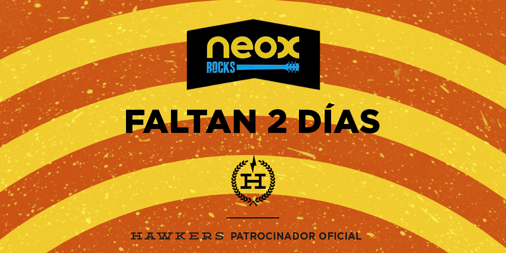 HawkersCo's tweet photo. Tic tac 🕔🕠🕕

SOLO QUEDAN DOS DÍAS PARA @NeoxRocks 

RT para entrar en el sorteo de 3 Hawkers #HawkersNeoxRocks http://t.co/98jS1WKFpz
