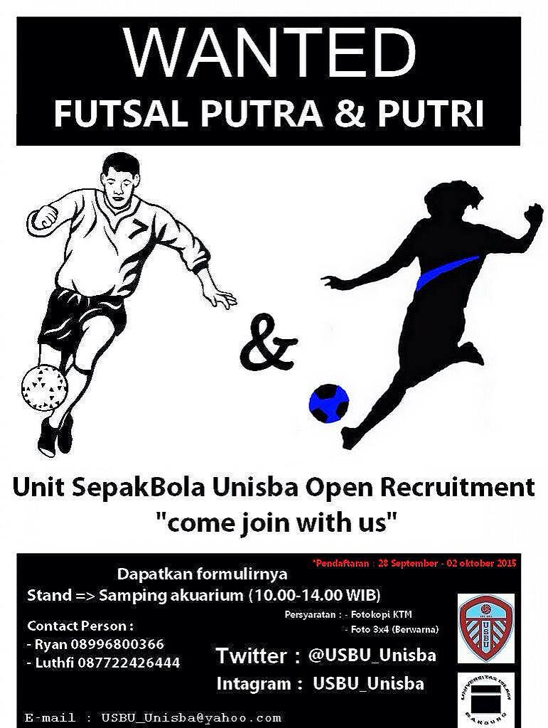 USBU_Unisba's tweet photo. Yes! We're OPEN RECRUITMENT. Mulai 28 Sept - 2 Okt, di samping akuarium jam 10 pagi sampai jam 2 siang. See you guys! http://t.co/P59FWNrbNE