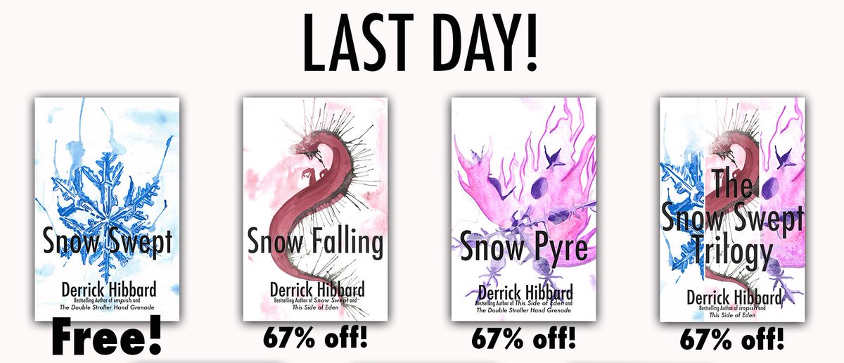 KindleDeals_'s tweet photo. Last day to get SNOW SWEPT for Free! Get it Today! Whole Trilogy still discounted! http://t.co/HN9v3xoKXv  #SnowSwept http://t.co/mEBeCFOG4s