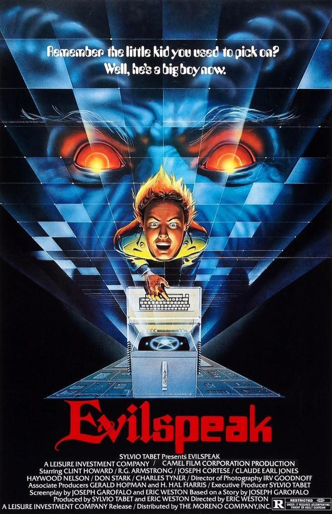 bigkev372's tweet photo. Poster variations for #Evilspeak 1981 Dir by #EricWeston Awesome 'nerd gets revenge' UK Nasty #Satanic Gory #horror http://t.co/RFb3WuMvuN