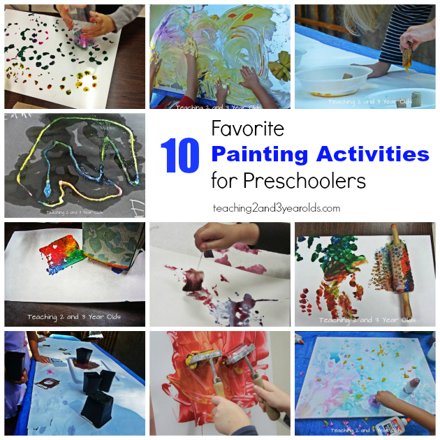 10 favorite painting activities for toddlers and preschoolers: buff.ly/1MtjEMh