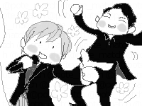 ■Jフレメドレー感想(3)
福ちゃんが、光ちゃんの後ろで、ぴょ～んってしてた(笑) 
