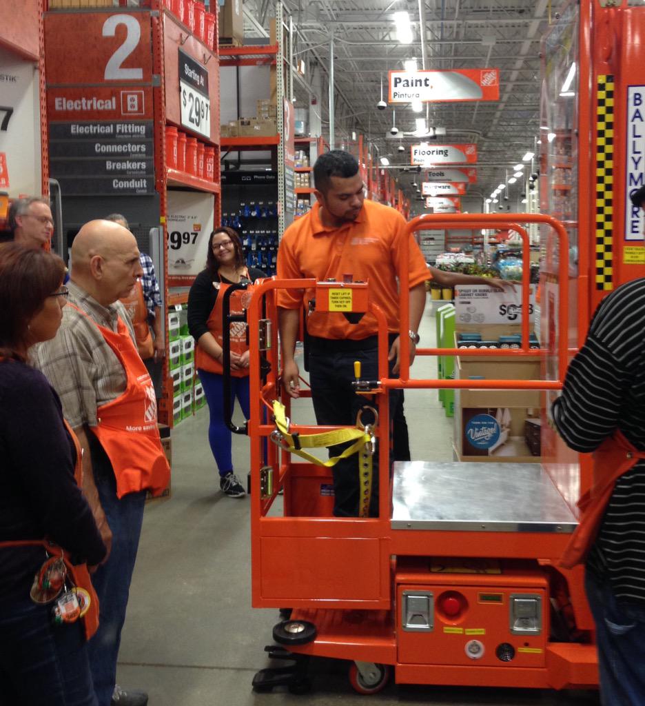 Jose from Dept.25 going over electrical ladder safety standards during the morning pep rally.<a href="/HolterC/">Chris Holter</a> <a href="/SasekMike/">Mike Sasek</a>