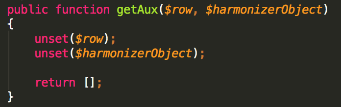 damiengavard's tweet image. This is how some people fix #phpmd &quot;Avoid unused parameters&quot; alerts #php #phpsadness #wtf #fail