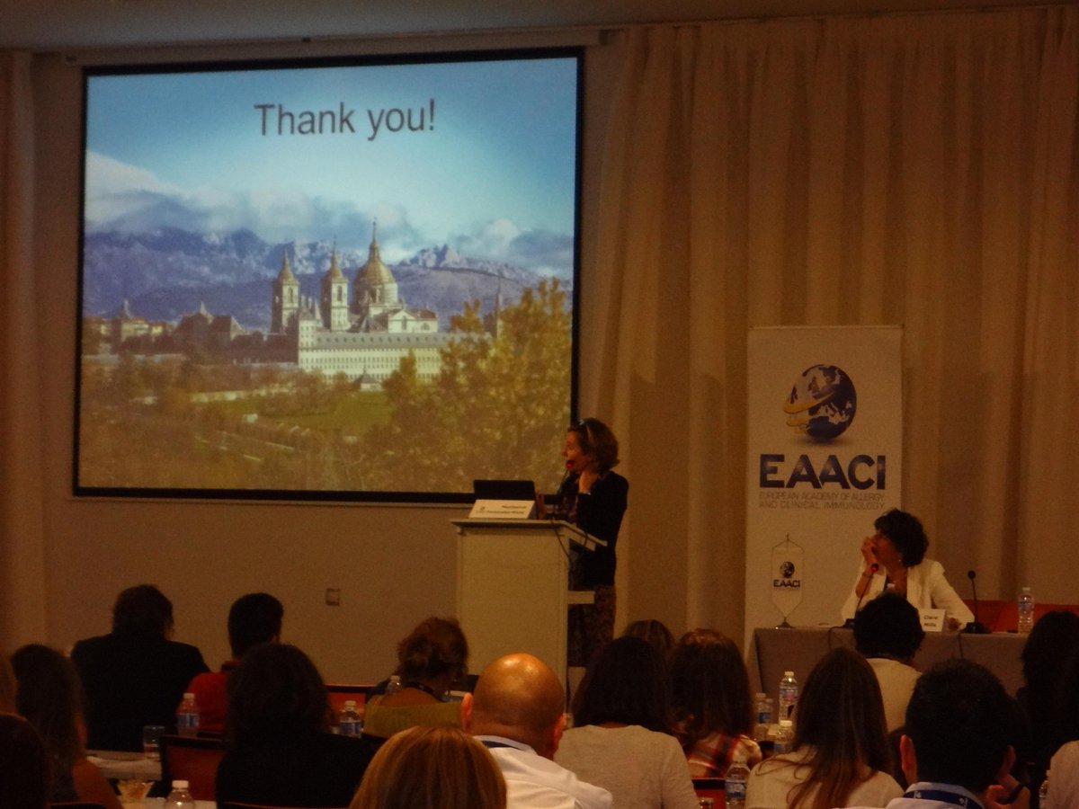 Gr8t sessions at #AllergySchool on #FoodAllergy in El Escorial, Spain