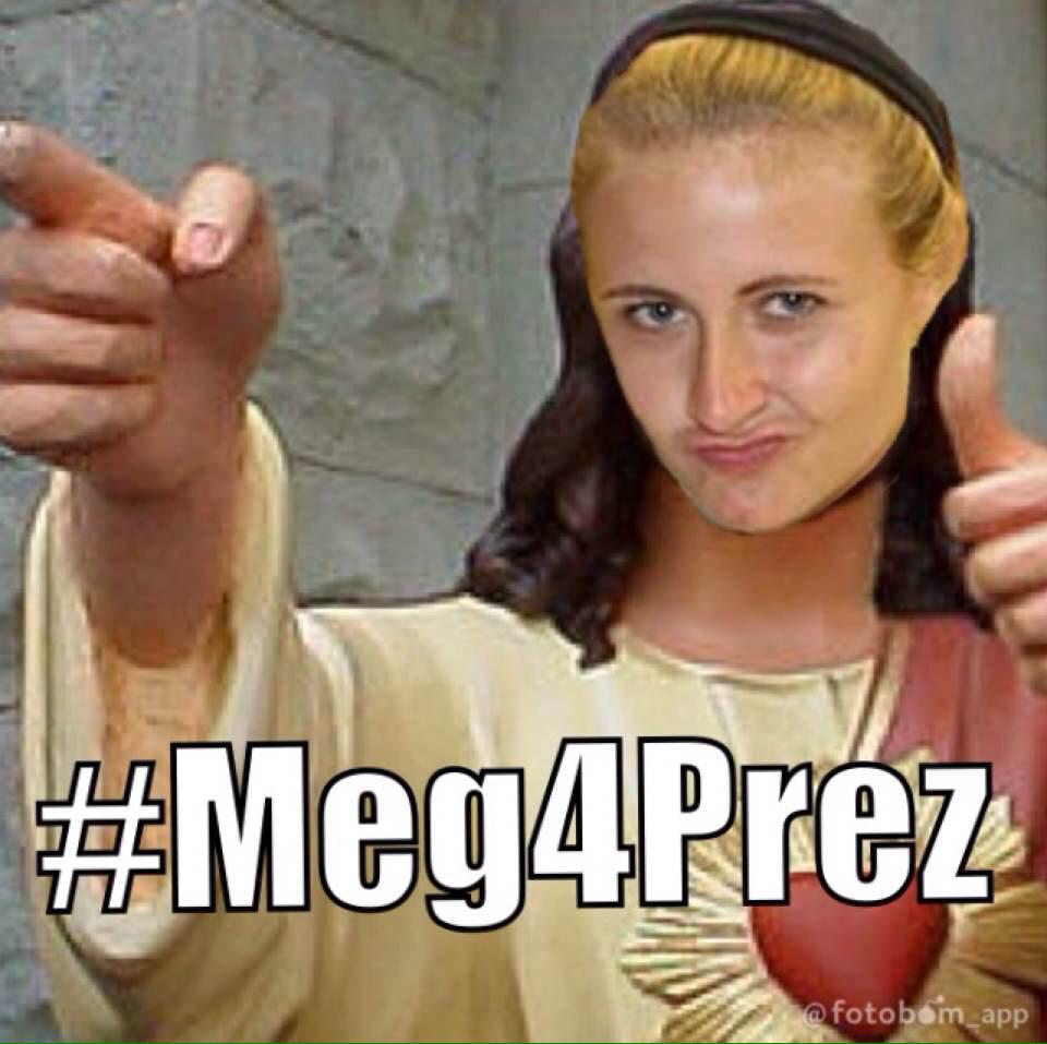 MeghanistsUnite's tweet photo. Meggod for prez http://t.co/cvcy3aNviZ
