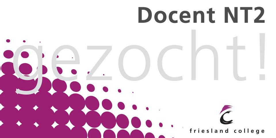 Wij zijn op zoek naar een docent NT2. Meer info op frieslandcollege.nl/vacatures/doce… #vacature #leeuwarden #heerenveen