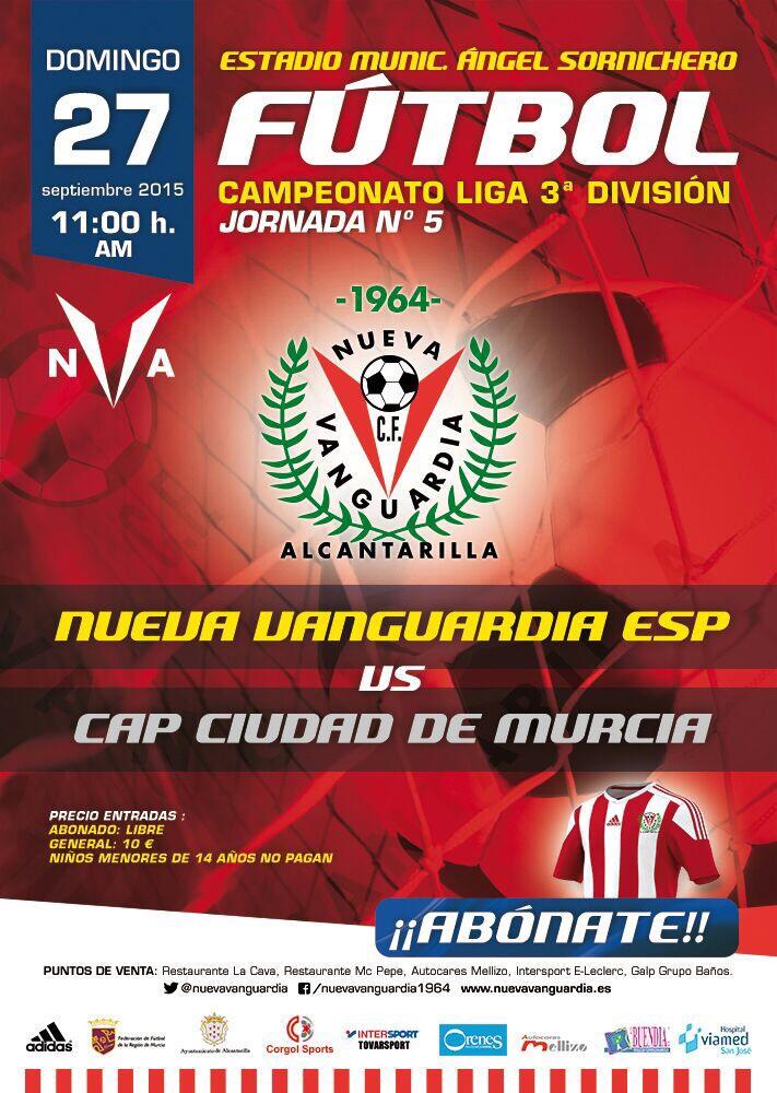 NVA_VAVEL's tweet photo. Este Domingo te esperamos en el Ángel Sornichero!! ¡¡Partidozo de la jornada!! ¿A que esperas? ¡¡Animate y ven!! http://t.co/m1Z0s1Nw0O