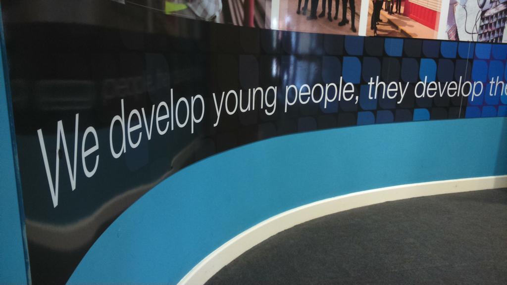 YMCAEng_Wales's tweet photo. The message from @ymcans today - "We develop young people, they develop their world" http://t.co/AkfyuAg6tM