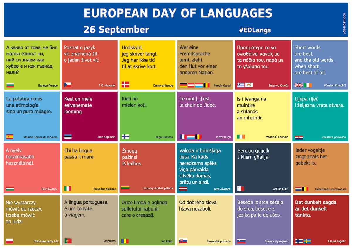 EU_MARE's tweet photo. "Happy European Day of Languages". How do you say it in your mother tongue? http://t.co/ueebpfaDCX #EDLangs http://t.co/MlPeXspgaM