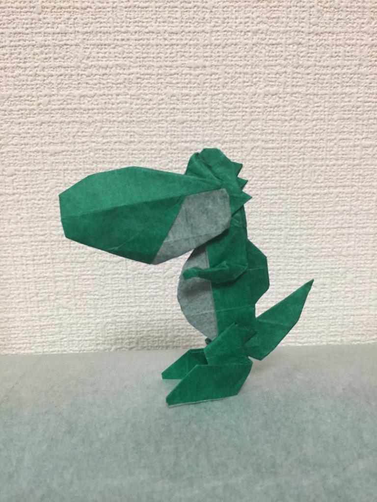 ゆーき 折り 新作 ヨッシー 18等分から インサイドアウト 立体感にこだわってみました ちゃんと甲羅やトゲトゲも再現しました 折り紙作品 Http T Co 1j3bmkzmh6 Twitter