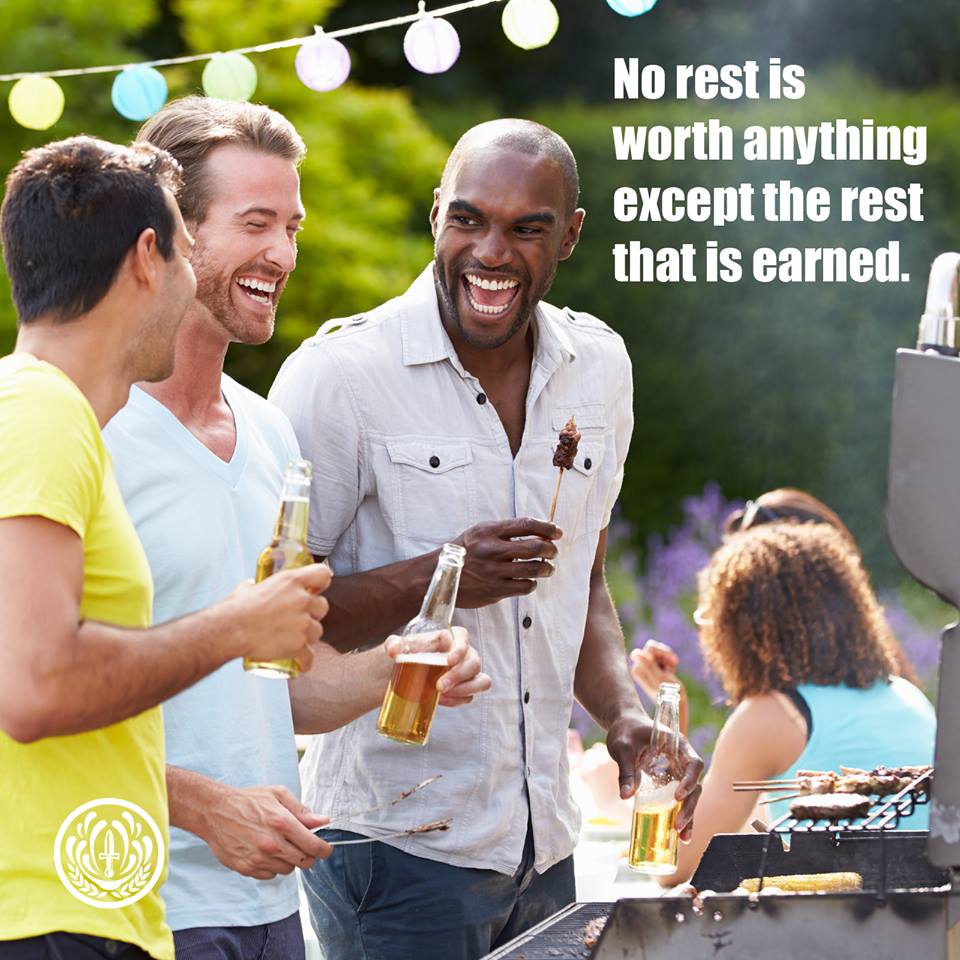 When you aren’t on duty, make sure you have some fun! #braai #southafrica